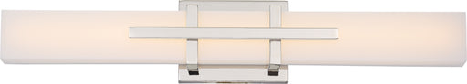 SATCO/NUVO Grill Double LED Wall Sconce Polished Nickel Finish (62-872)