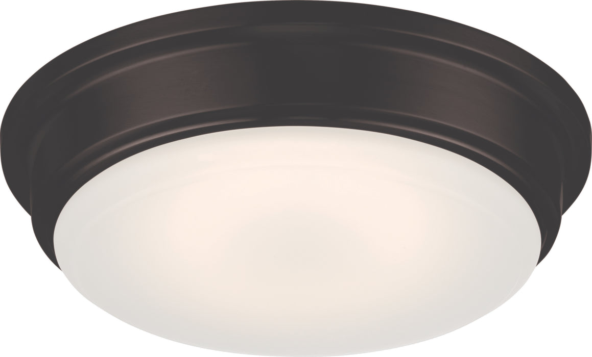 SATCO/NUVO Haley LED Flush Fixture With Frosted Glass (62-711)