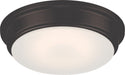 SATCO/NUVO Haley LED Flush Fixture With Frosted Glass (62-711)