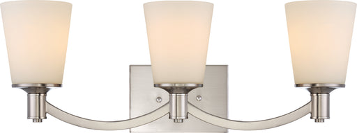 SATCO/NUVO Laguna 3-Light Vanity With White Glass (60-5823)