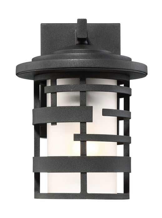 SATCO/NUVO Lansing 1-Light 10 Inch Outdoor Wall Lantern With Etched Glass (60-6401)