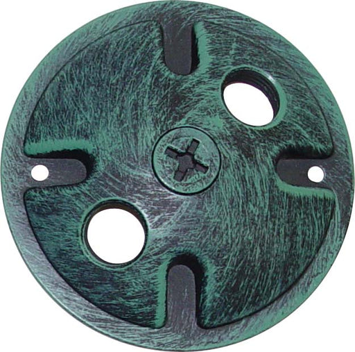 SATCO/NUVO Mounting Plate 2-Light Antique Verdigris Finish (SF76-668)