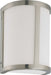 SATCO/NUVO Odeon 1-Light Wall Sconce With Satin White Glass (60-2868)