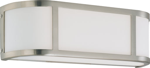 SATCO/NUVO Odeon 2-Light Wall Sconce With Satin White Glass (60-2871)