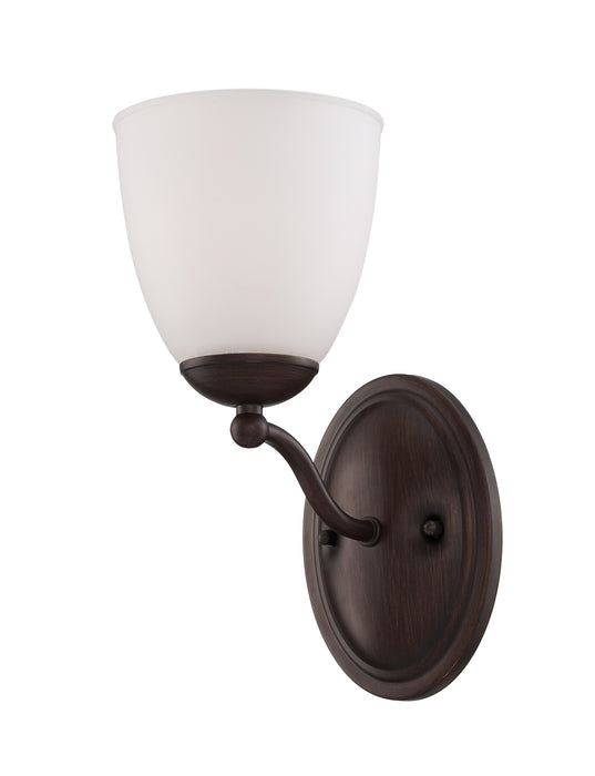 SATCO/NUVO Patton 1-Light Vanity Fixture With Frosted Glass (60-5131)