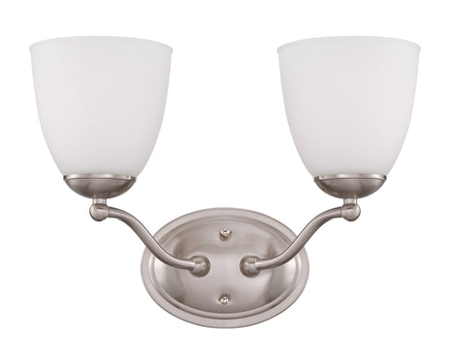 SATCO/NUVO Patton 2-Light Vanity Fixture With Frosted Glass (60-5032)