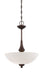 SATCO/NUVO Patton 3-Light Pendant With Frosted Glass (60-5138)