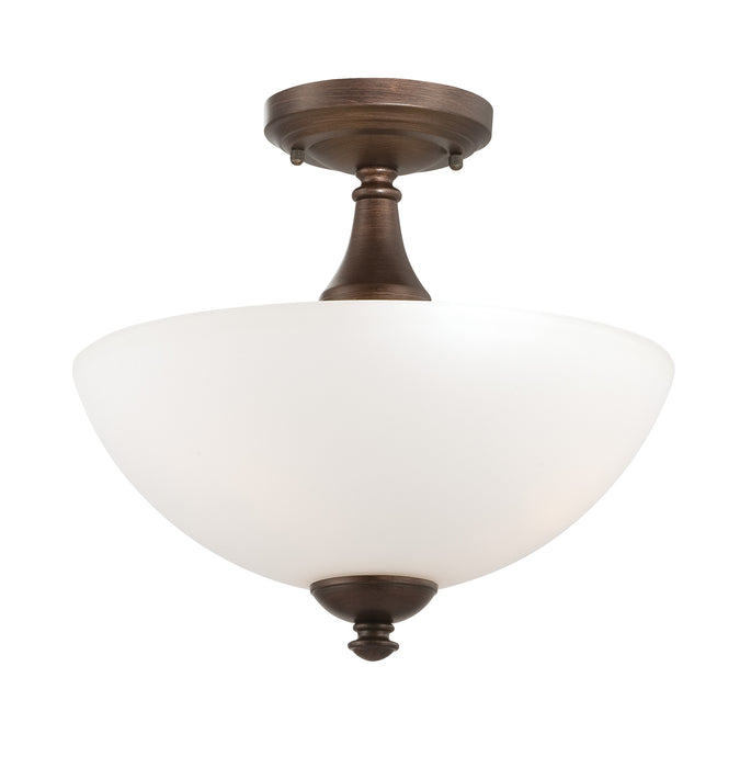 SATCO/NUVO Patton 3-Light Semi-Flush With Frosted Glass (60-5144)