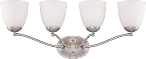 SATCO/NUVO Patton 4-Light Vanity Fixture With Frosted Glass (60-5034)