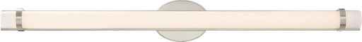 SATCO/NUVO Slice 36 Inch LED Wall Sconce Polished Nickel Finish White Acrylic Lens (62-935)