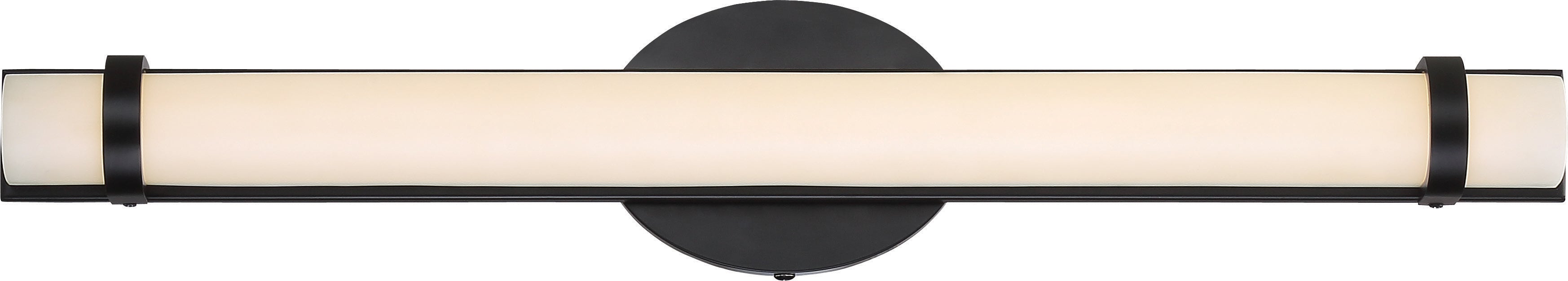 SATCO/NUVO Slice Double LED Wall Sconce Aged Bronze Finish (62-934)