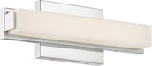 SATCO/NUVO Slick LED 13 Inch Vanity Fixture Polished Nickel Finish (62-1101)