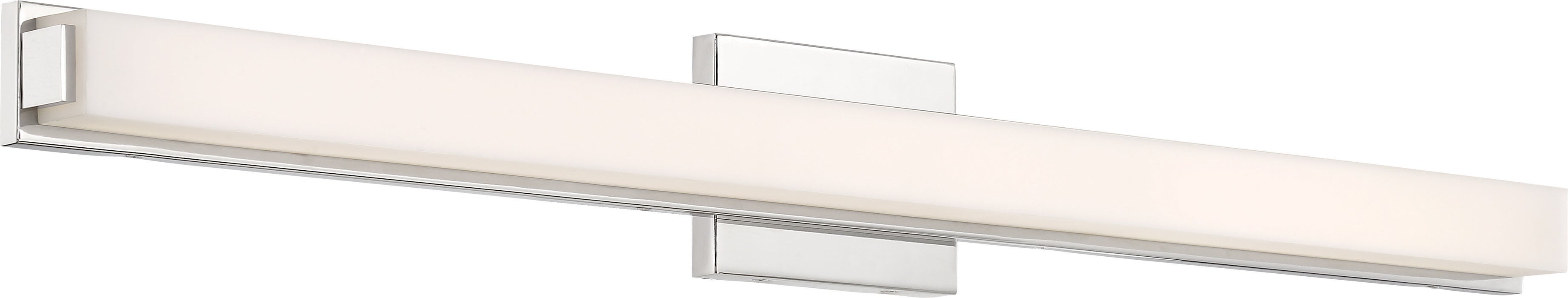 SATCO/NUVO Slick LED 36 Inch Vanity Fixture Polished Nickel Finish (62-1103)