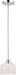 SATCO/NUVO Soho 1-Light Miniature Pendant With Satin White Glass (60-4588)