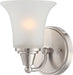 SATCO/NUVO Surrey 1-Light Vanity Fixture With Frosted Glass (60-4141)