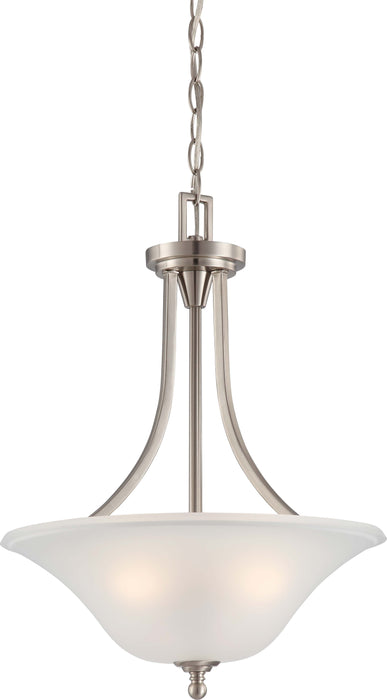 SATCO/NUVO Surrey 3-Light Pendant Fixture With Frosted Glass (60-4147)