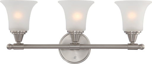 SATCO/NUVO Surrey 3-Light Vanity Fixture With Frosted Glass (60-4143)
