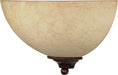 SATCO/NUVO Tapas 1-Light 12 Inch Sconce With Tuscan Suede Glass (60-044)
