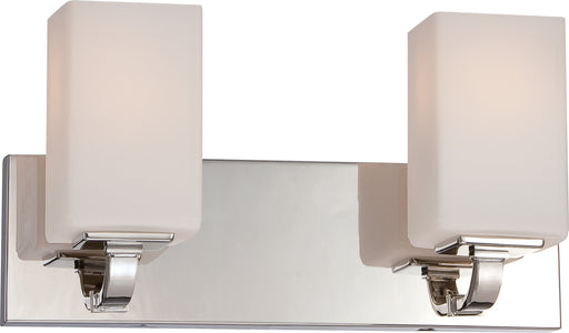 SATCO/NUVO Vista 2-Light Vanity Fixture With Etched Opal Glass (60-5182)