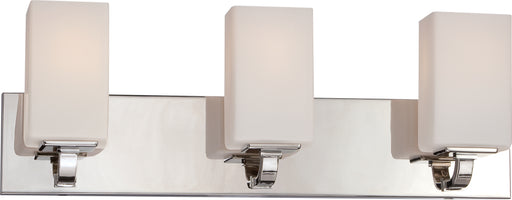SATCO/NUVO Vista 3-Light Vanity Fixture With Etched Opal Glass (60-5183)