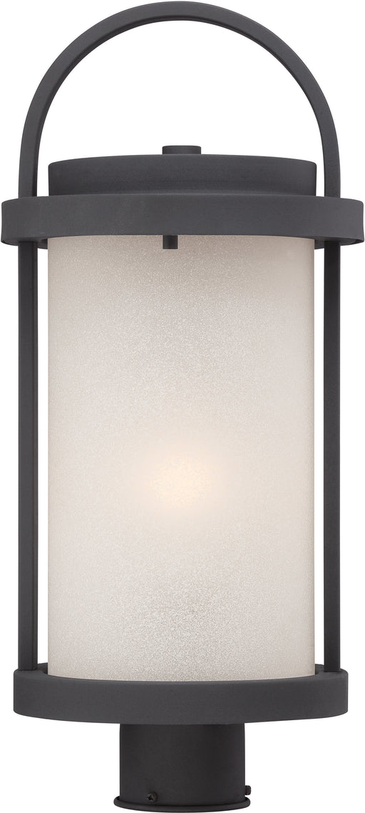 SATCO/NUVO Willis LED Outdoor Post With Antique White Glass (62-654)