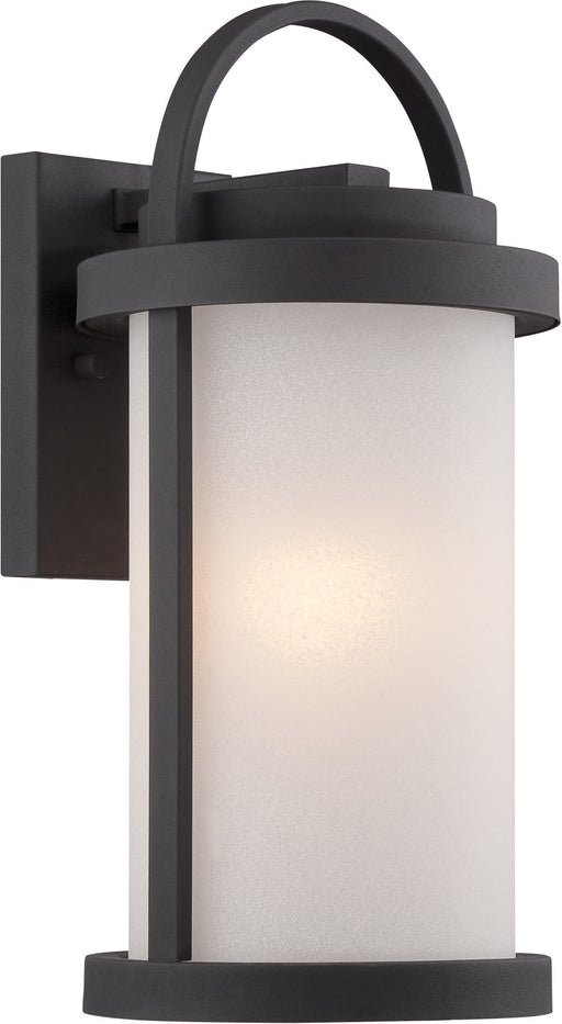 SATCO/NUVO Willis LED Outdoor Small Wall With Antique White Glass (62-651)