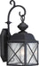 SATCO/NUVO Wingate 1-Light 6 Inch Outdoor Wall Fixture With Clear Seed Glass (60-5621)