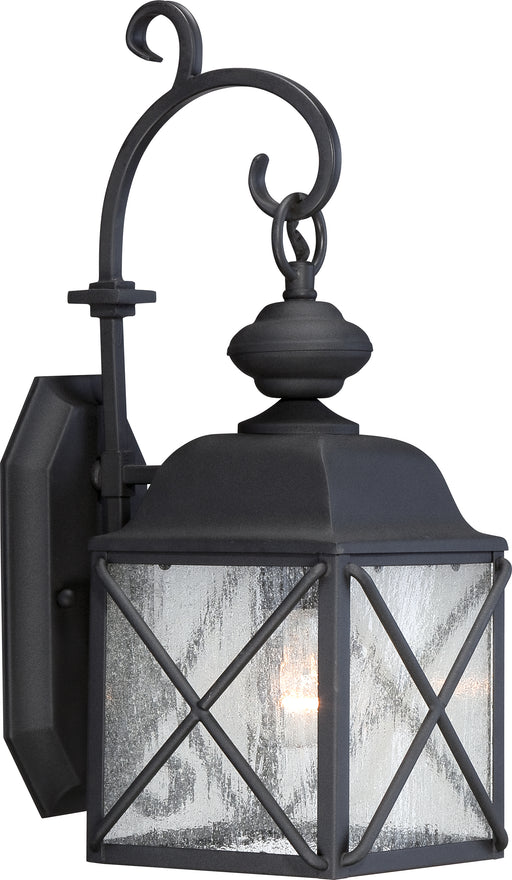 SATCO/NUVO Wingate 1-Light 6 Inch Outdoor Wall Fixture With Clear Seed Glass (60-5621)