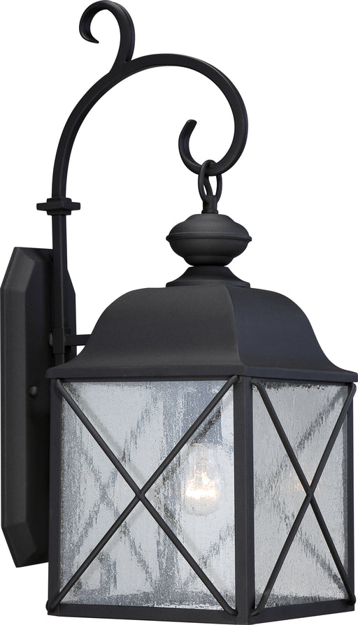 SATCO/NUVO Wingate 1-Light 8 Inch Outdoor Wall Fixture With Clear Seed Glass (60-5622)