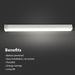 Feit Electric 16.5 Inch Cool White 4000K Rechargeable LED Under Cabinet Light 4-Pack (UCL16.5/840/BAT/4)