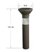 Feit Electric 12 Inch OneSync Landscape Bronze Solar Bollard Light CCT Selectable 2700K/3000K/4000K/5000K/6500K (BOLLARDSYNCSOL/BZ/RP)