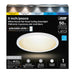 Feit Electric 5 Inch Round 7.2W [50W Equivalent] CCT Selectable 3000K/3500K/4000K/5000K/6500K White Dimmable LED Flat Panel Ceiling Downlight White (74202/6WYCA)