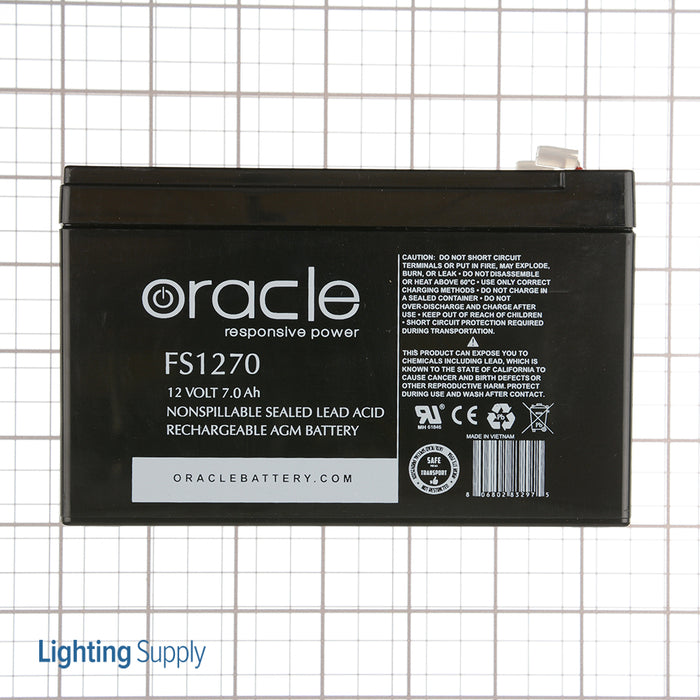Oracle 12V 7 Amp Hour Sealed Lead Acid AGM (FS1270)