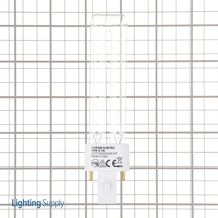 Osram 20390 UV-C 254nm Germicidal (GCF7DS/G23/SE/OF) Warning! See Image Gallery For Important Safety Notice
