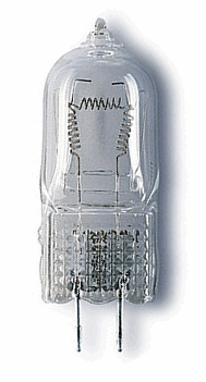 Osram 300W T6 Halogen 3400K 120V Bi-Pin (GX6.35) Base Single Ended Clear JCD Bulb (64514)