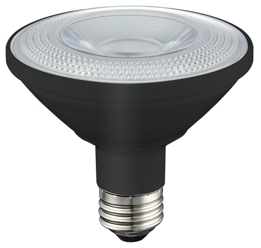 TCP LED 12W PAR30 Short Neck Dimmable 3500K Narrow Flood Black (LED12P30SD35KNFLB)