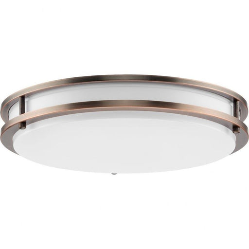 Progress Lighting Abide Collection 14 Inch Round LED Flush Mount Fixture CCT Selectable 2700K/3000K/3500K/4000K/5000K Urban Bronze (P350275-174-CS)