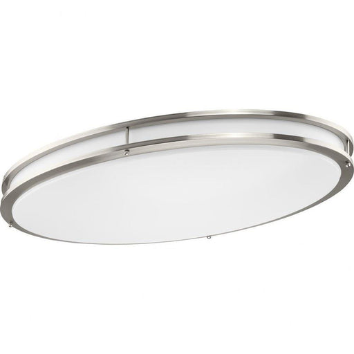 Progress Lighting Abide Collection 31 Inch Round LED Flush Mount Fixture CCT Selectable 2700K/3000K/3500K/4000K/5000K Brushed Nickel (P350277-009-CS)