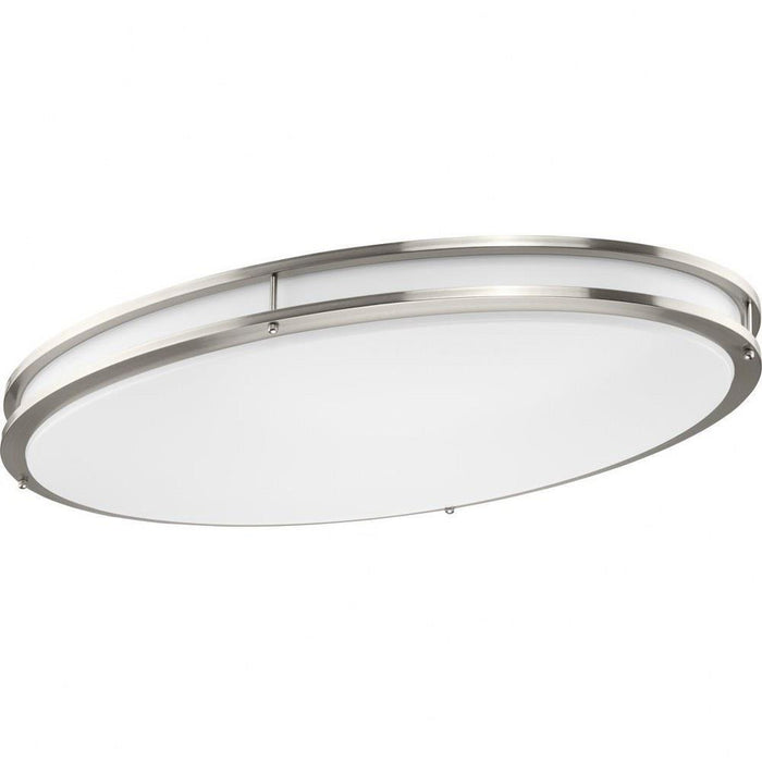 Progress Lighting Abide Collection 31 Inch Round LED Flush Mount Fixture CCT Selectable 2700K/3000K/3500K/4000K/5000K Brushed Nickel (P350277-009-CS)