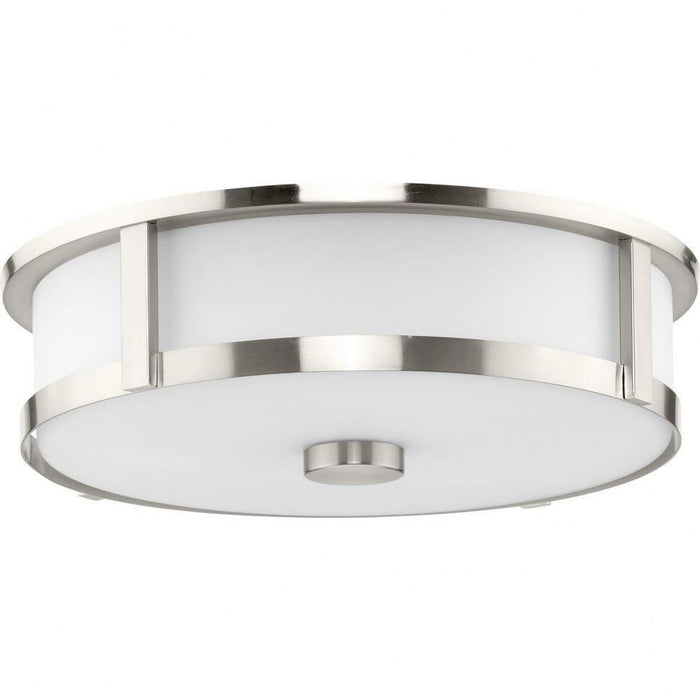 Progress Lighting Gilliam Collection 3-Light Flush Mount Fixture Brushed Nickel Finish (P350281-009)
