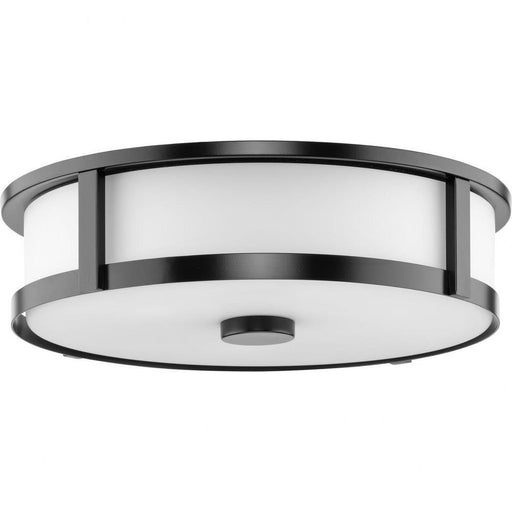 Progress Lighting Gilliam Collection 3-Light Flush Mount Fixture Matte Black Finish (P350281-31M)