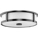 Progress Lighting Gilliam Collection 3-Light Flush Mount Fixture Matte Black Finish (P350281-31M)