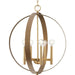 Progress Lighting Allegheny Collection 5-Light Chandelier Soft Gold Finish (P400391-205)