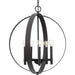Progress Lighting Allegheny Collection 5-Light Chandelier Matte Black Finish (P400391-31M)