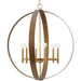 Progress Lighting Allegheny Collection 6-Light Chandelier Soft Gold Finish (P400392-205)