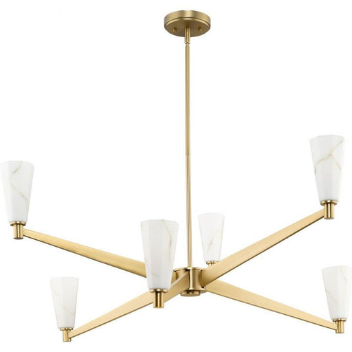 Progress Lighting Tosca Collection 6-Light Chandelier Brushed Bronze Finish (P400395-109)