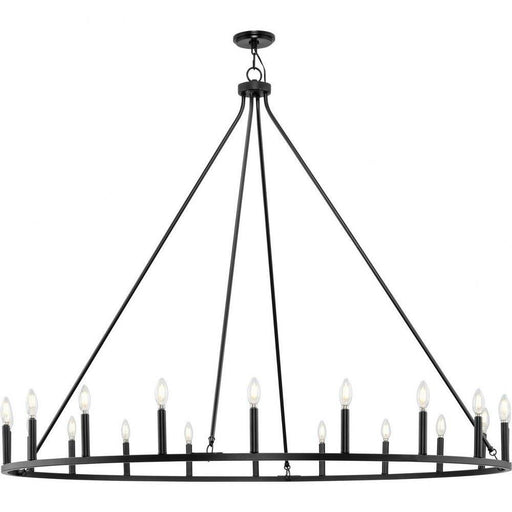 Progress Lighting Gilliam Collection 20-Light Chandelier Matte Black Finish (P400399-31M)