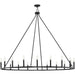 Progress Lighting Gilliam Collection 20-Light Chandelier Matte Black Finish (P400399-31M)