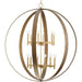 Progress Lighting Allegheny Collection 12-Light Chandelier Soft Gold Finish (P400409-205)