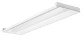 ATLAS LED Selectable Low Profile 1X4 Center Basket Troffer 20W/25W/30W 3500K/4000K/5000K 120-277V 0-10V Dimming White (TLP14S2-4L)